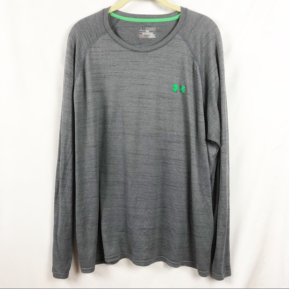NWT Under Armour Performance Loose Fit Long Sleeve L XL 2XL Black Blue Gray